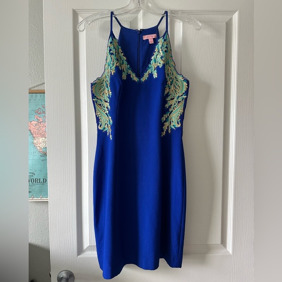 LILLY PULITZER 🌺 - Niki Stretch Dress in Twilight Blue ✨ - Picture 6 of 16